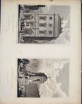 Original Old Antique Print Fontaine Gaillon Innocens France