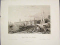 Original Old Antique Print Louis Bordeaux Allom France Fine Art