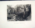 Original Old Antique Print Bridges Birdge St Cloud Levres France