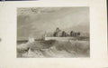 Original Old Antique Print Luillebaeuf Turner France Fine Art