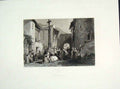 Original Old Antique Print Royat France Harding Fine Art C1852 19th