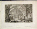 Old Antique Print Church St Taur-Toulouse Touluse Tour France Kirche Art