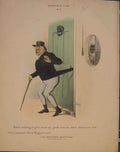 Original Old Antique Print Hand Colored Eccenticities Iv Humor Art