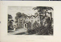 Original Old Antique Print Birch House Bolton Lancashire Harwood