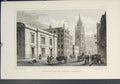 Original Old Antique Print Sessions House Chapel Street Pyne C1829 19th Century