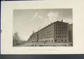 Original Old Antique Print Goree Buildings Liverpool Lancashire