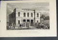 Original Old Antique Print Scotch Chapel Mount Pleasant Lancashire C1829 19th