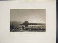 Original Old Antique Print Pile Fouldrey Castle Scotland Pickering