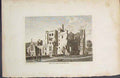 Original Old Antique Print Abbey Zouch Leicestershire England