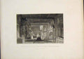 Original Old Antique Print Monument Earls Rutland Bottesford Church Leicester