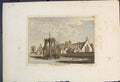 Original Old Antique Print House Black Friars Hereford England