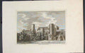 Original Old Antique Print Hereford Herefordshire Fine Art