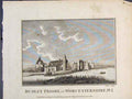Original Old Antique Print Dudley Priory Worcestershire England 19th