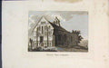 Original Old Antique Print Tickincote Chapel Rutlandshire Fine Art