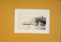 Original Old Antique Print Landscape Landscapes Cliff Sea Ocean Beach C1878 19th