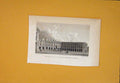 Original Old Antique Print Exchange Nelson'S Monument Liverpool C1835 19th