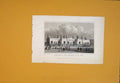 Original Old Antique Print Brewer'S Alms Houses Mile End Building Art