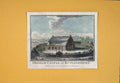 Original Old Antique Print Okeham Castle Rutlanshire Color Art