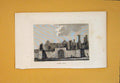 Original Old Antique Print Leicester Abbey England Fine Art