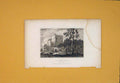 Original Old Antique Print Goodrich Castle Herefordhsire West Tower England Art