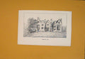 Original Old Antique Print Ingeston 1799 Fine Art Building House Napoleonic Era