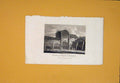 Original Old Antique Print Cloisters Hereford Cathedral Fine Art