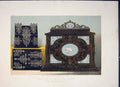 Original Old Antique Print Wrting Envelope Cases Case Color C1862 19th