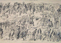 Original Old Antique Print Punchs Seven Ages Almanack C1896 Portrait Victorian