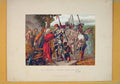 Original Old Antique Print Decrepit Father Sonnet Xxxvii Color Fine Art