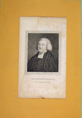 Original Old Antique Print Peter Whalley Fine Art Potrait C1792 18th Century