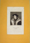 Original Old Antique Print Duke Norfolk Fine Art Potrait C1792 18th Century