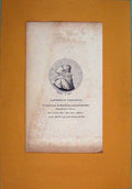 Original Old Antique Print Lawernce Campejus Cardnial Bishop Salisbury Potrait