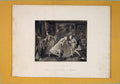 Original Old Antique Print High Life Royalty Living Fine Art C1835 19th Century