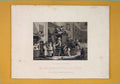 Original Old Antique Print County Inn Yard Fine Art C1835 19th Century