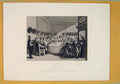 Original Old Antique Print Hudibrtas Committee Round Table Hogarth C1835 19th