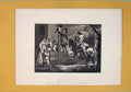 Original Old Antique Print Hudibras Bastile Fine Art C1835 19th Century
