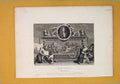 Original Old Antique Print Hudibras Frontispiece Fine Art C1835 19th Century