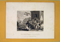 Original Old Antique Print France Siers Battle Fine Art C1835 19th Century
