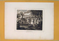 Original Old Antique Print Hudibras Hogarth Battle Surrender C1807 19th Century