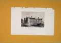 Original Old Antique Print C1845 New Hall Library Lincolns Inn Fields London