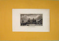 Original Old Antique Print Greenwhich Hospital Fine Art C1840 19th