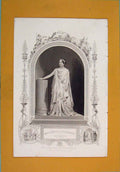 Original Old Antique Print Warner Hermione Winters Tale ActScene