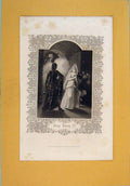 Original Old Antique Print Play King Henry Vi Act 11 ScArmour Horn New York