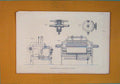 Original Old Antique Print C1866 Harrisons Pneumatic Loom Machine Design 19th
