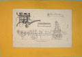 Original Old Antique Print Weaving Machine Design Architectural 1861 Victorian
