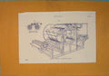 Original Old Antique Print Ing Machine Design Architecture