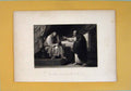 Original Old Antique Print Ref.58 Samuel Religious Biblical