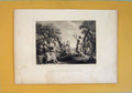 Original Old Antique Print Mathew Religious Biblical Fine Art