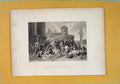 Original Old Antique Print Religious Biblical Matthew Fine Art