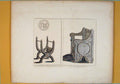 Original Old Antique Print Queen Mary Corovation Chari Dunmow Chair